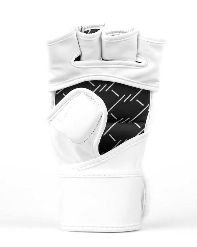 Caged MMA-Handschuhe Shadow – Weiß/Weiß