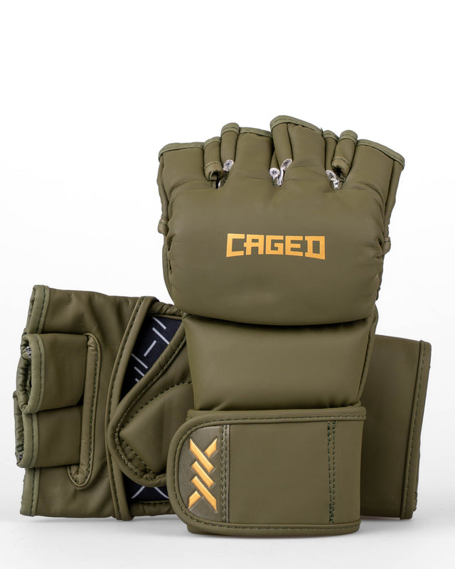 Guanti MMA Caged Shadow – Cachi/Oro