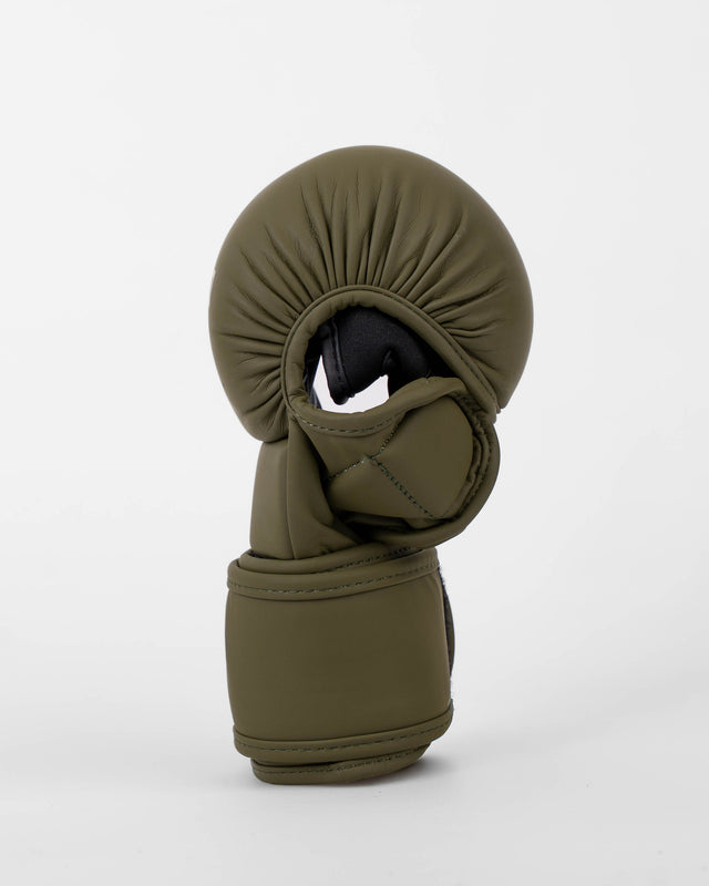Caged MMA sparringhandskar Shadow – Khaki grön/guld