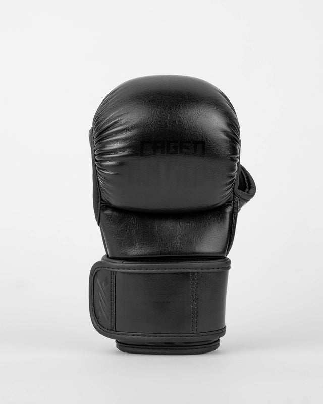 Caged MMA-Sparringshandschuhe Shadow – Schwarz/Schwarz