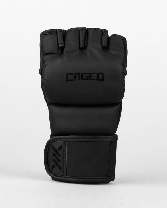 Guanti MMA Caged Shadow – Nero opaco