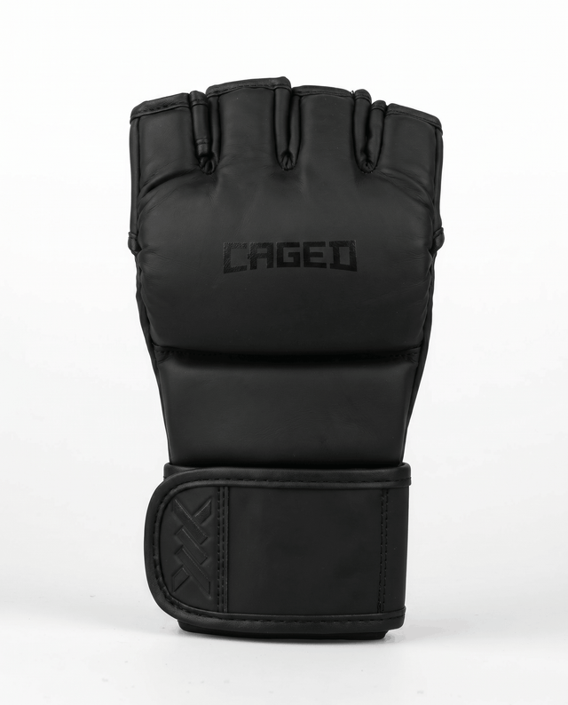Guanti MMA Caged Shadow – Nero opaco