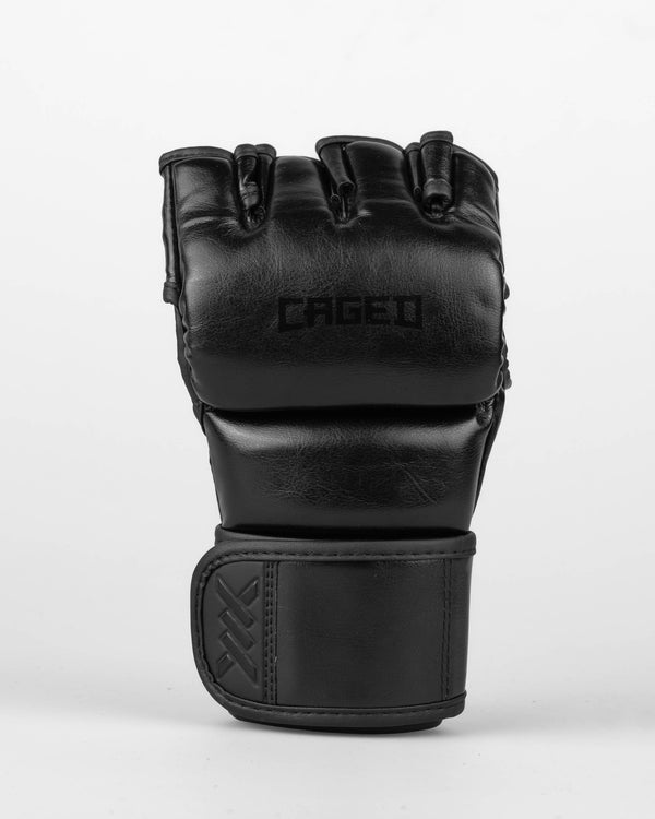 Caged MMA-Handschuhe Shadow – Schwarz/Schwarz