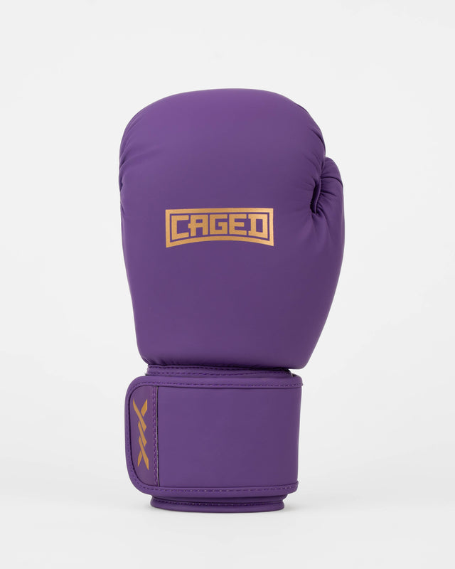 Caged Boxningshandskar Shadow – Lila/Guld
