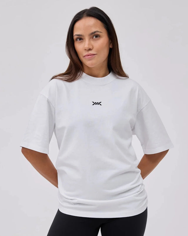 T-shirt Caged Classic – Blanc