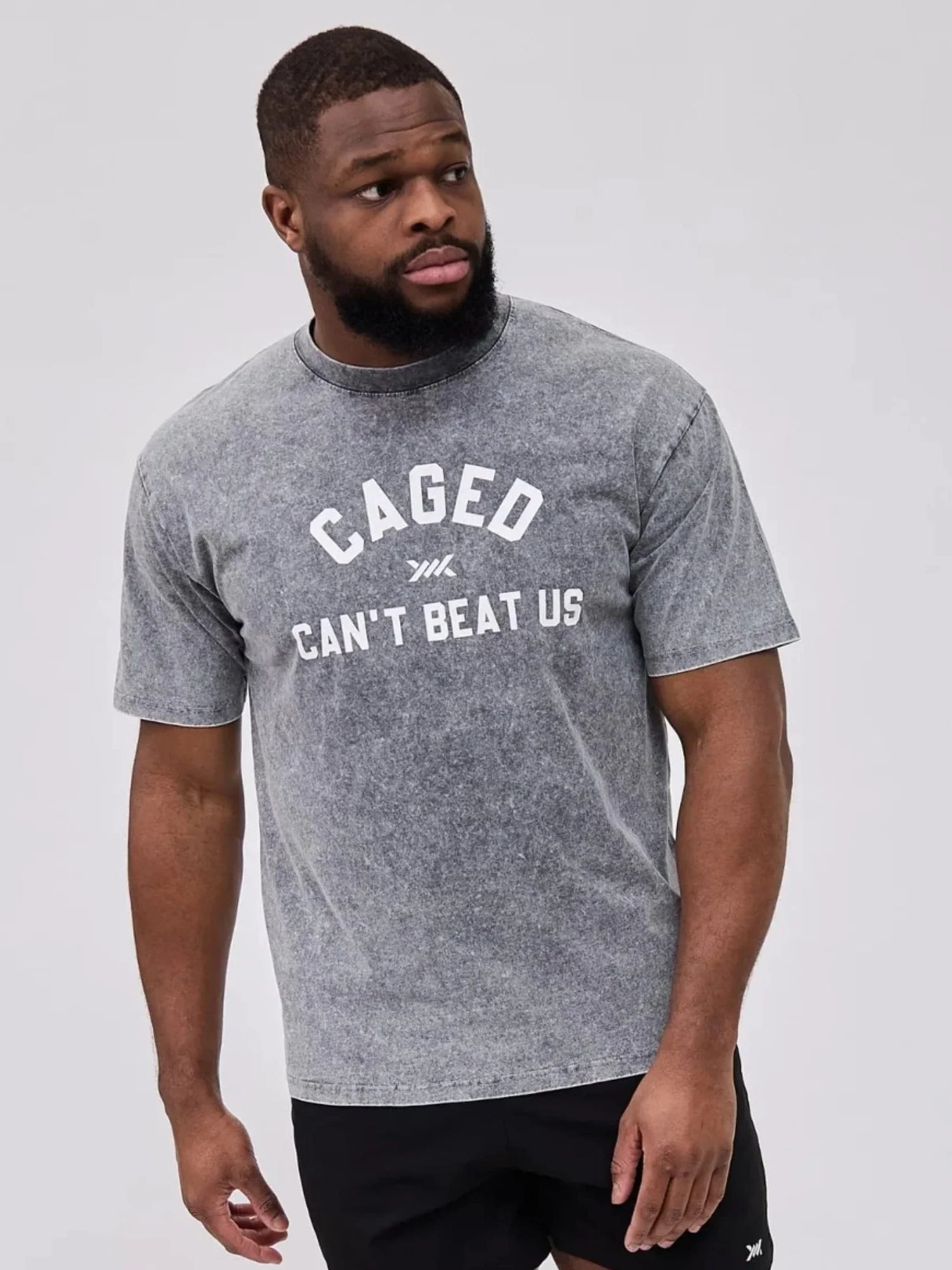 T-shirt Caged Club – Gris lavé