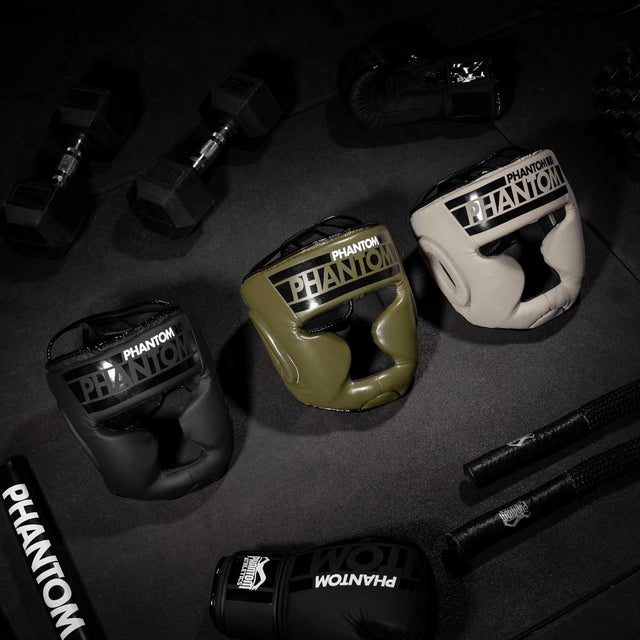 Kask bokserski Phantom Athletics Apex Full Face – Czarny