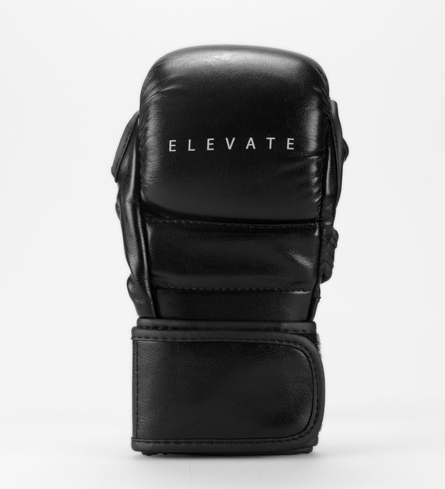 Rękawice MMA sparingowe Elevate Prime – Czarne/Białe