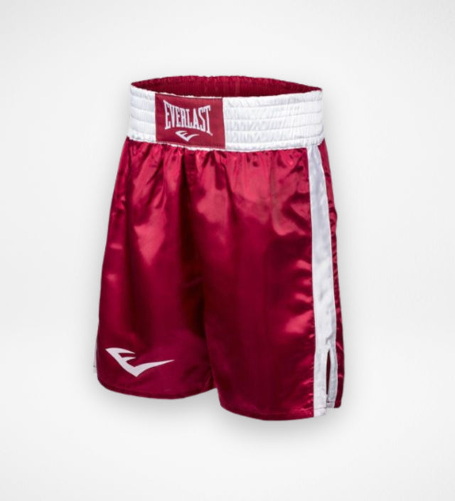 Calções de boxe Everlast – Vermelho/Branco