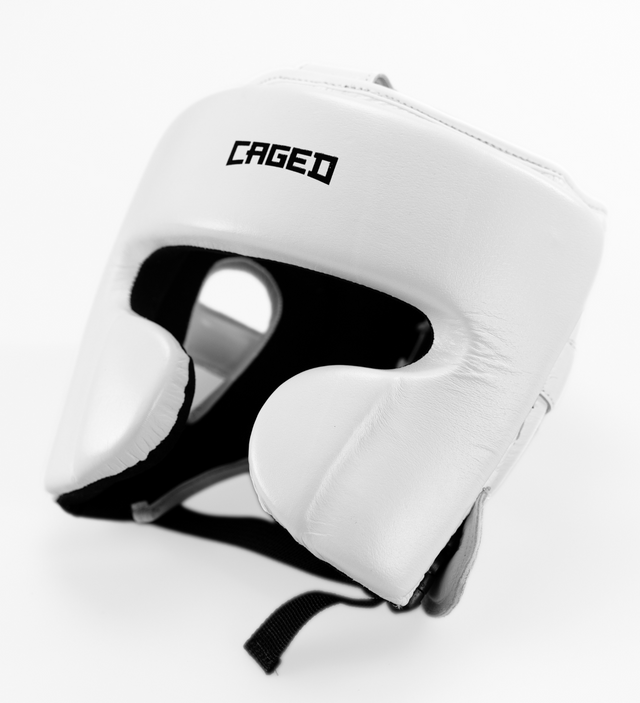 Casco da boxe Caged 'X' Series – Bianco