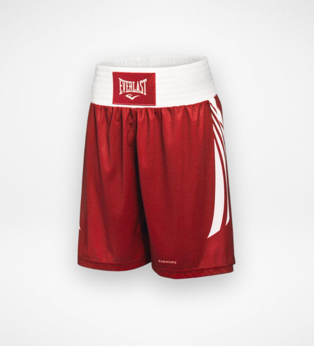 Shorts de boxe Everlast Amateur – Rouge