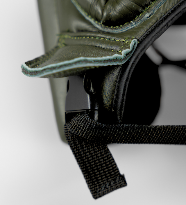 Capacete Caged 'X' Series – Caqui Verde