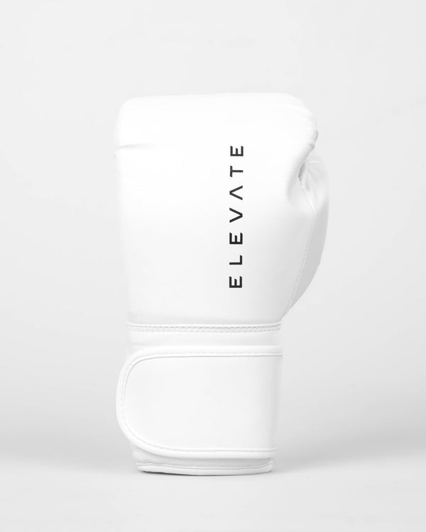 Mănuși de box Elevate Prime – Alb/Negru
