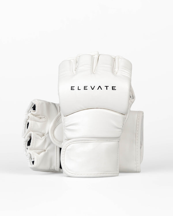 Gants de MMA Elevate Prime – Blanc/Noir