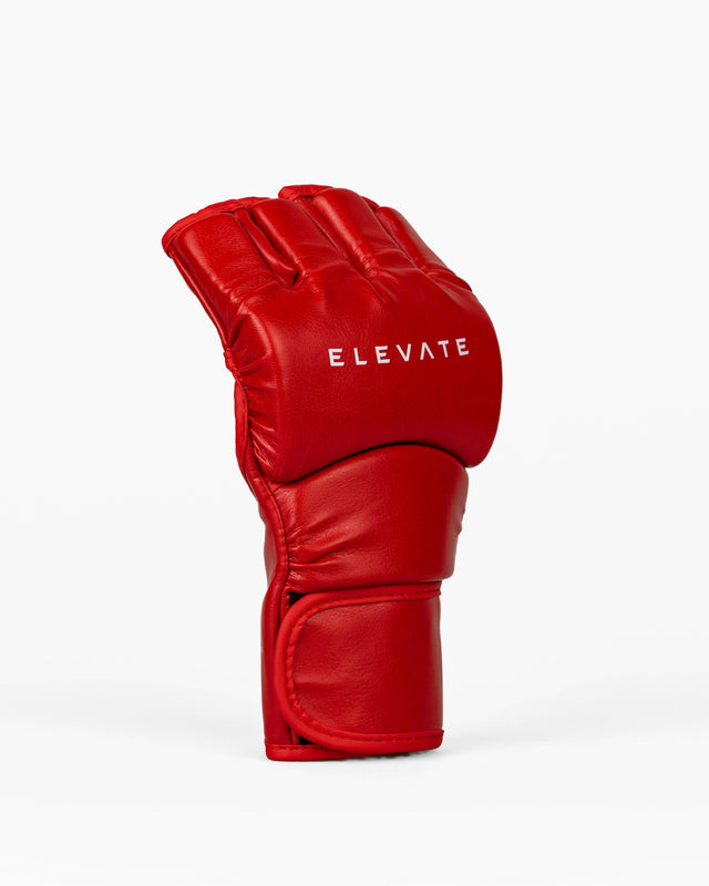 MMA rukavice Elevate Prime – Červené/Bílé