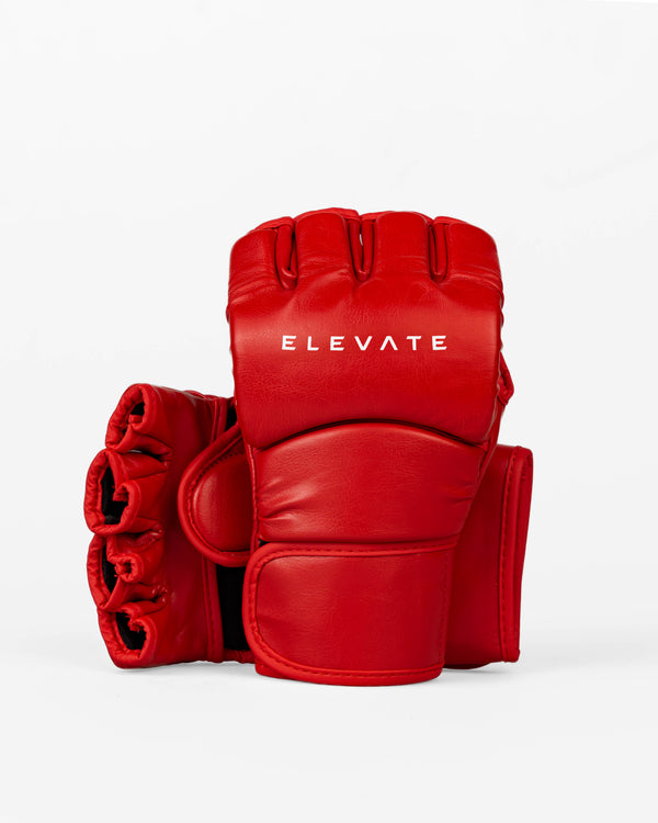 Gants de MMA Elevate Prime – Rouge/Blanc