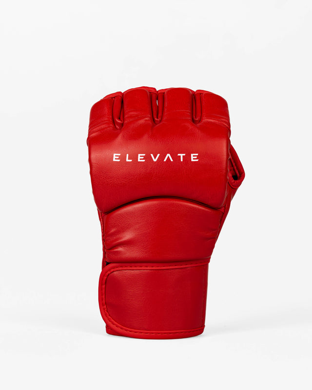 MMA rukavice Elevate Prime – Červené/Bílé