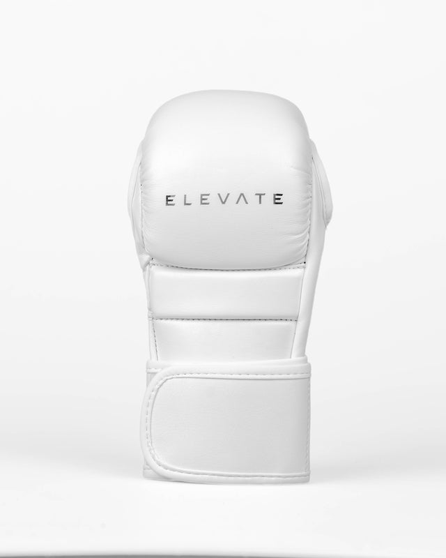 Mănuși MMA de sparring Elevate Prime – Alb/Negru
