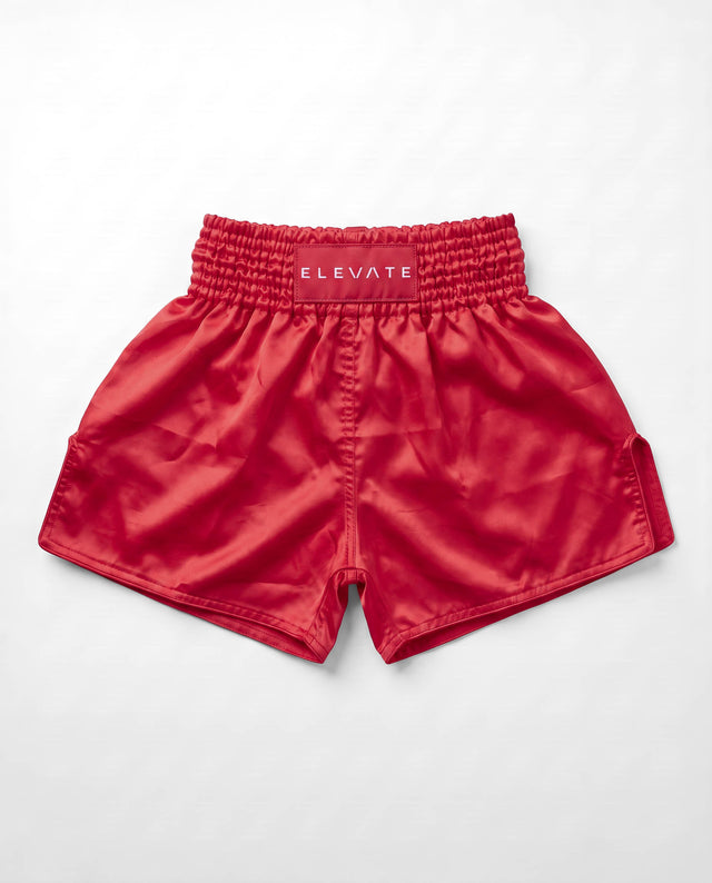 Pantalones de Muay Thai Elevate Prime – Rojo