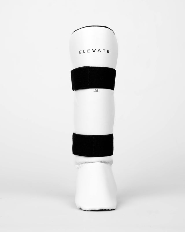 Protège-tibias Elevate Prime – Blanc