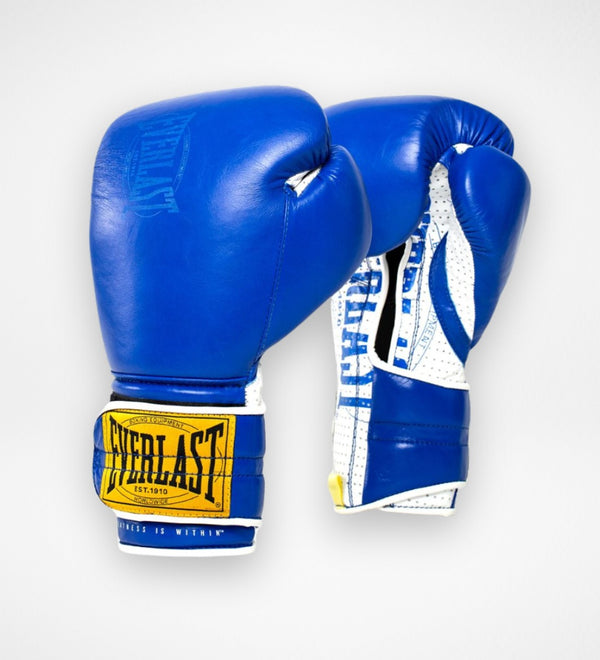 Guantes de boxeo Everlast 1910 Hook and Loop – Azul