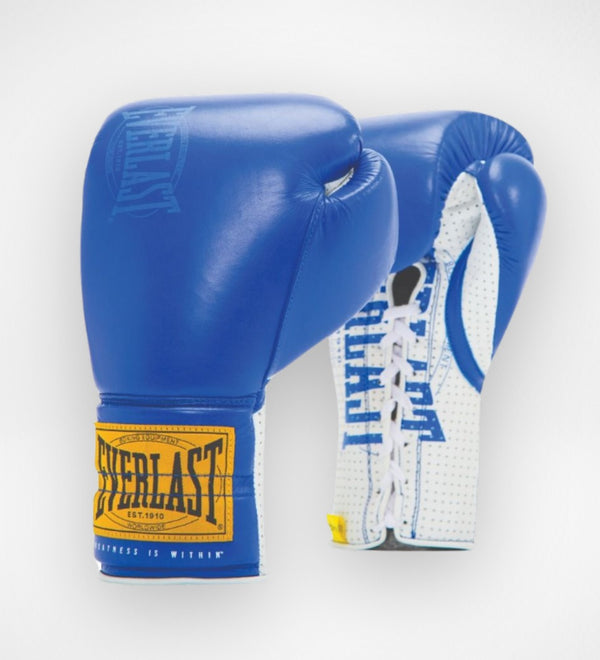 Everlast 1910 Sparringshandsker Snørebinding - Blå
