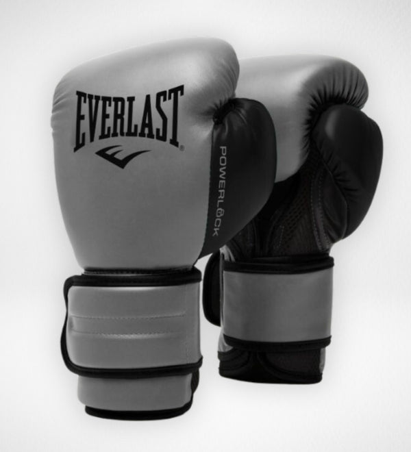 Mănuși de box Everlast Powerlock 2R – Gri/Negru