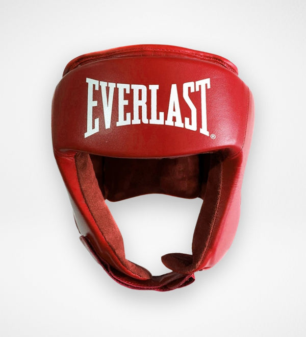 Casque de boxe Everlast Competition – Rouge