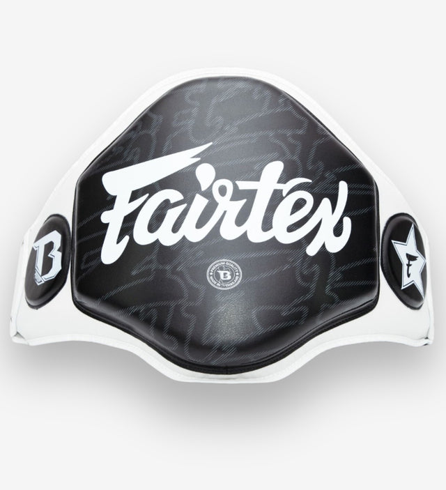 Fairtex Bauchschutz FXB – Weiß/Schwarz