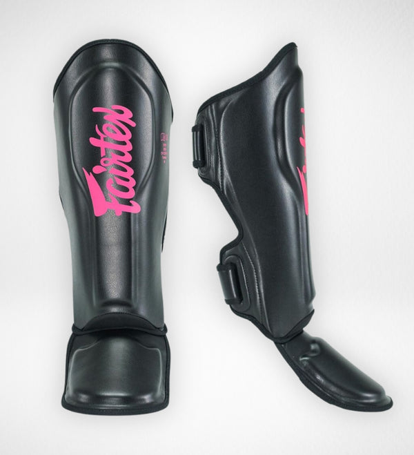 Paratibie Kickboxing Fairtex FXB – Nero/Rosa
