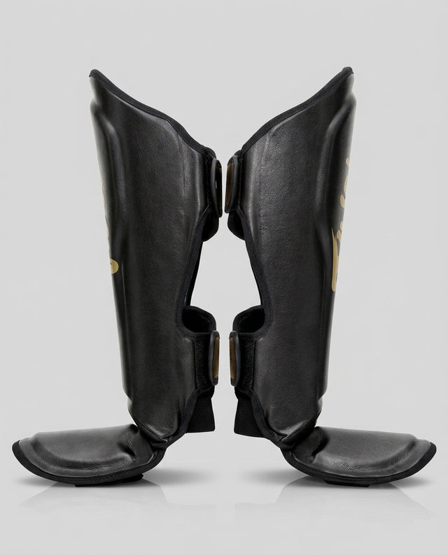 Protège-tibias Fairtex FXB – Noir/Or