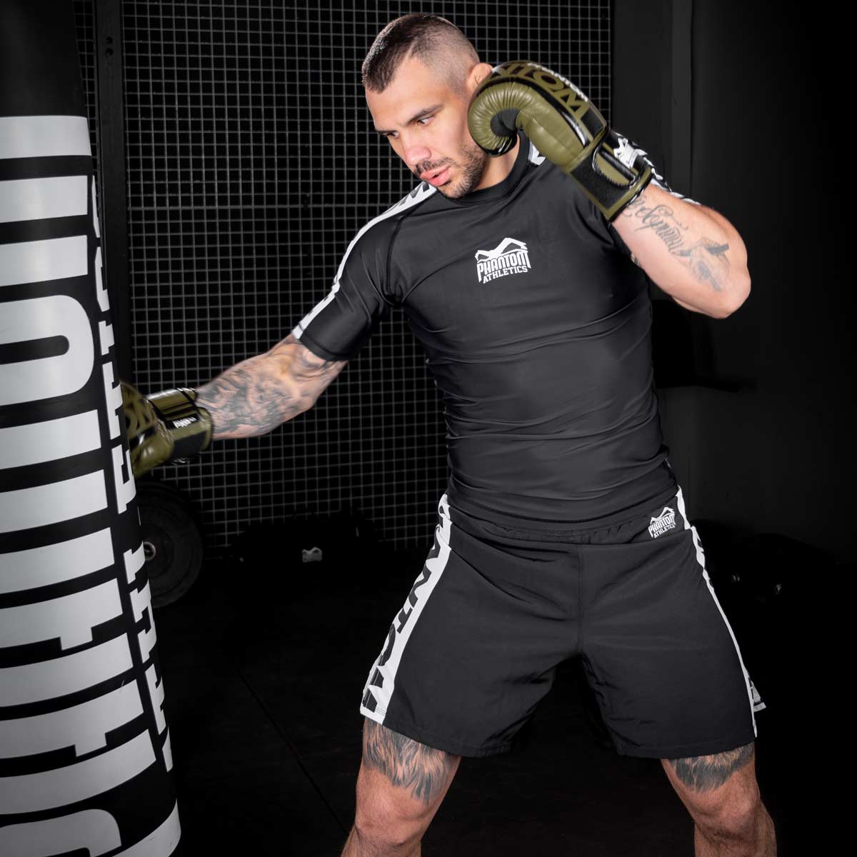 MMA trenky Phantom Athletics EVO Apex – Černé