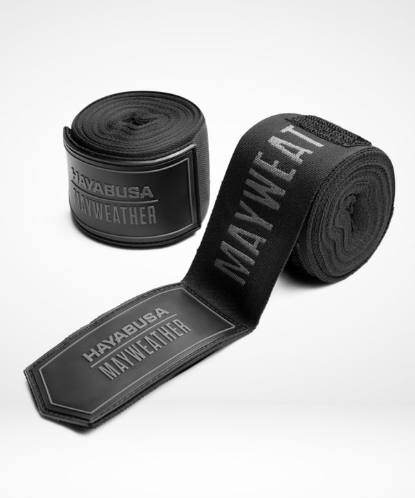 Vendas de boxeo Hayabusa x Mayweather Deluxe – Negro/Gris