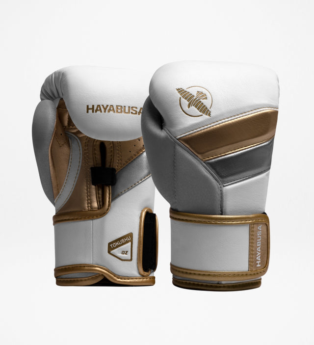Guantoni da boxe Hayabusa T3 – Bianco/Oro