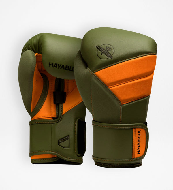Hayabusa Boksehandsker T3 – Khaki Grøn/Orange