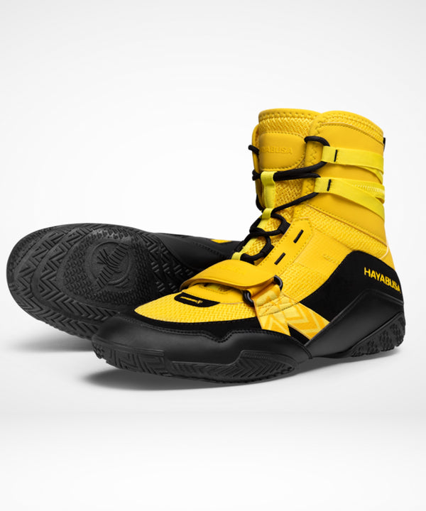 Botas de boxe Hayabusa Strike – Amarelo/Preto