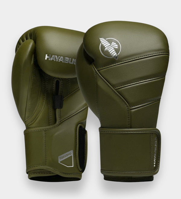 Rękawice bokserskie Hayabusa T3 Kanpeki – Oliwkowe