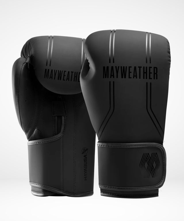 Hayabusa x Mayweather Boksehandsker Contender - Sort/Sort