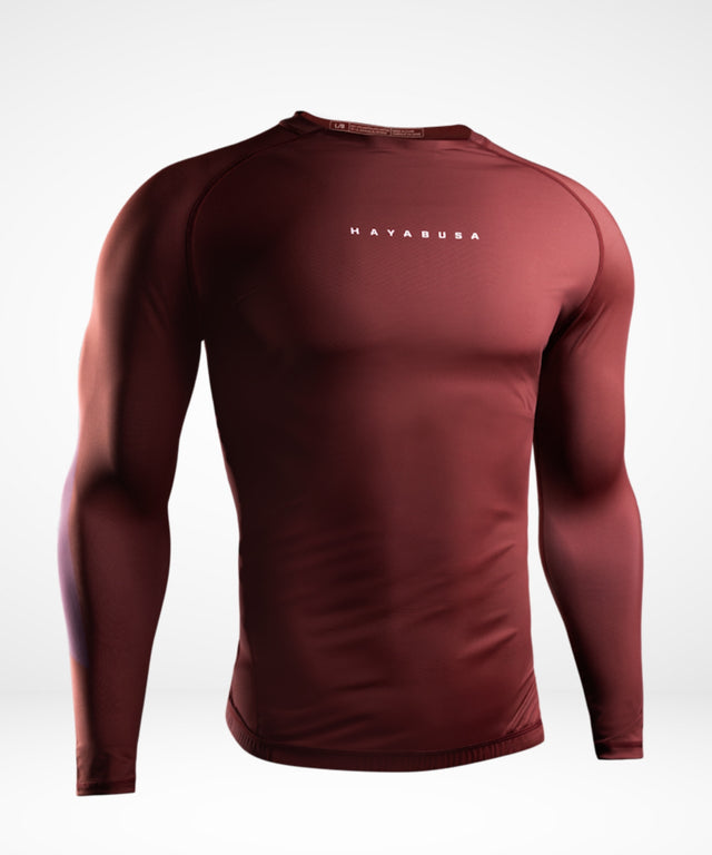 Hayabusa Rashguard Core Lange Ärmel – Rot