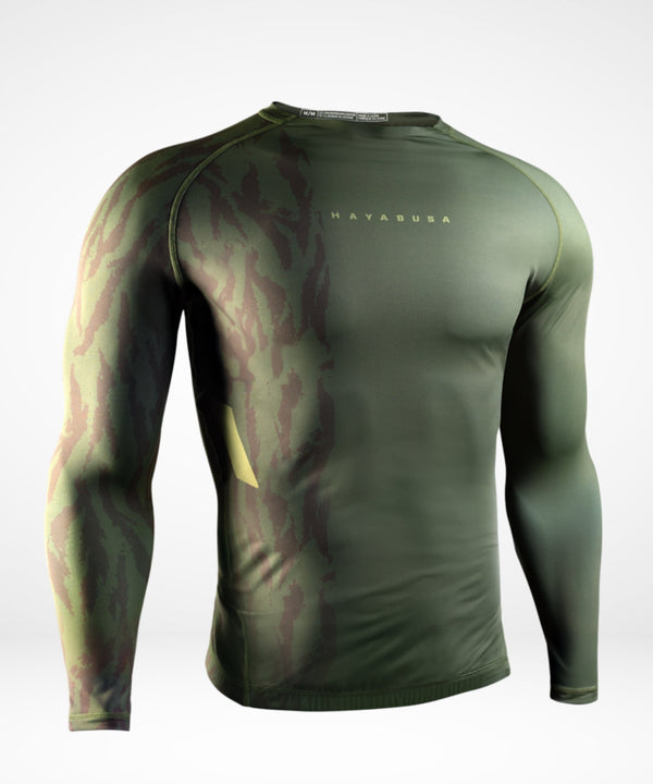 Rashguard Hayabusa Apex Dlouhé Rukávy – Taktická Zelená