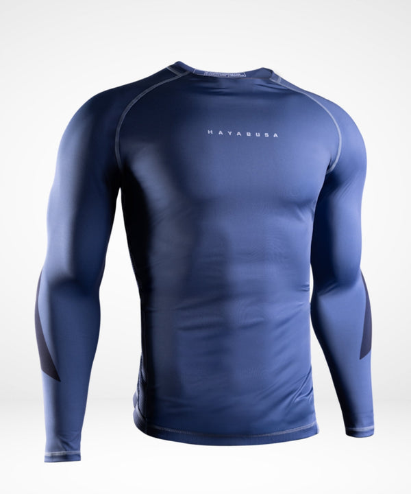 Hayabusa Rashguard Core Lange Ärmel – Blau