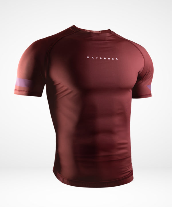 Hayabusa Rashguard Core – Krátké rukávy – Červený