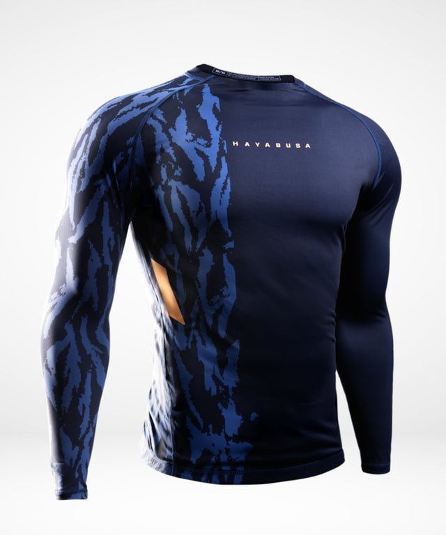Rashguard Hayabusa Apex Dlouhé rukávy – Tmavě modrý