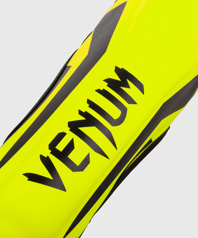 Espinilleras Venum Elite – Amarillo Neón