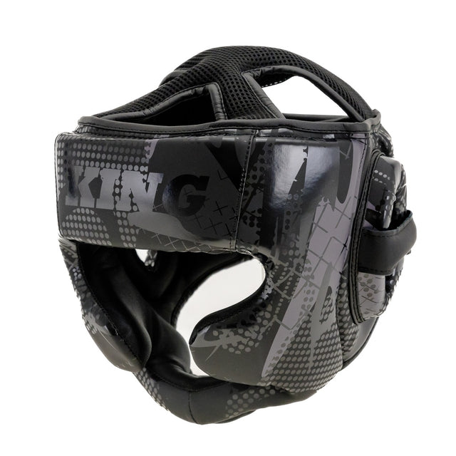 King Pro Boxing Hoofdbeschermer KPB/HG Shogun - Zwart/Zwart