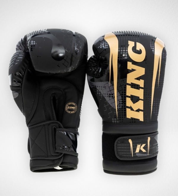 Mănuși de box King Pro Boxing Shogun – Negru/Auriu
