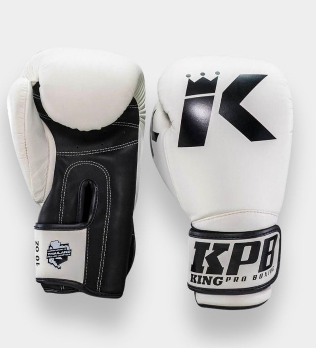 King Pro Boxing Boksehandsker BGK1 – Hvid/Sort