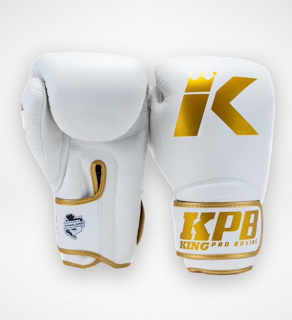 Gants de boxe King Pro Boxing BGK – Blanc/Or