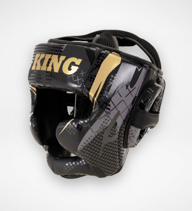 King Pro Boxing Hovedbeskytter KPB/HG Shogun - Sort/Guld