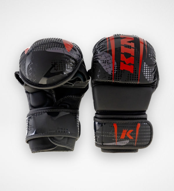 Gants de sparring MMA King Pro Boxing Shogun – Noir/Rouge